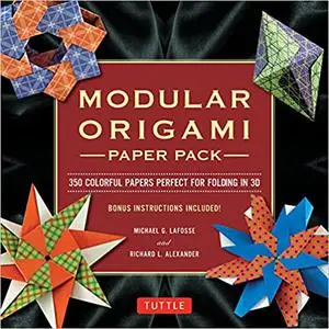 Modular Origami Paper Pack: 350 Colorful 3