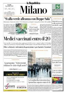la Repubblica Milano - 11 Gennaio 2021