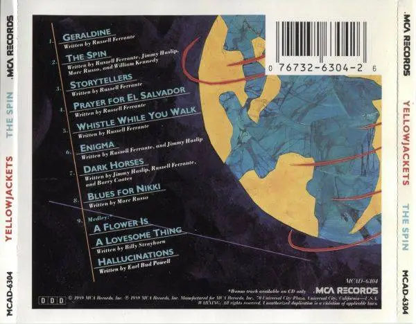 Yellowjackets - The Spin (1989) {MCA}