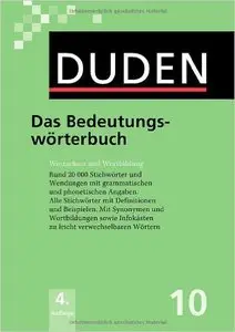 Duden 10. Das Bedeutungswörterbuch