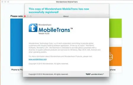 Wondershare MobileTrans for Mac 6.2.8 Multilangual Mac OS X