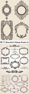Vectors - Decorative Vintage Frames 16