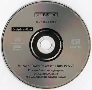 W.A. Mozart - Ronald Brautigam - Piano Concertos Nos. 19 & 23 (2013) {Hybrid-SACD // EAC Rip} 