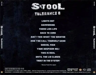 S-Tool - Tolerance 0 (2017) {Japanese Edition}