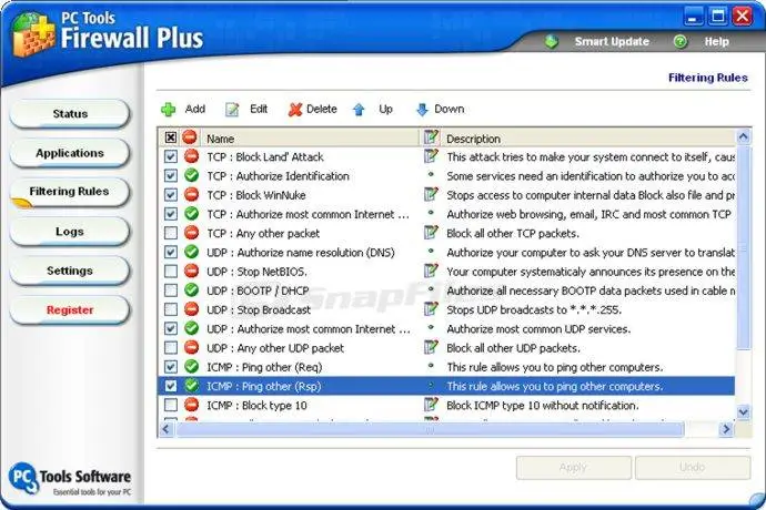 PC Tools Firewall Plus 3.052