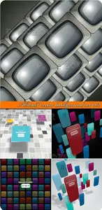 Abstract vector background set 062