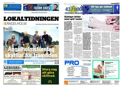 Lokaltidningen Ängelholm – 29 september 2018