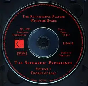 The Renaissance Players & Winsome Evans - The Sephardic Experience (1999) {4CD Box Set Celestial Harmonies 19911-2}