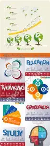 Infographics and diagram business concept vector 38