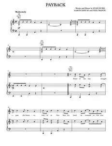 Payback - Rascal Flatts (Piano-Vocal-Guitar)