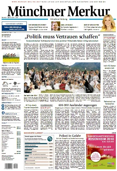 Münchner Merkur vom 27. Mai 2010