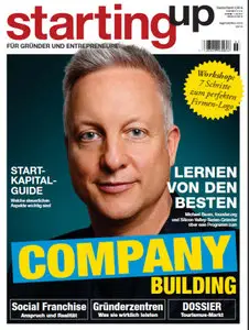 StartingUp Magazin fuer Gruenderkultur September - November No 03 2014