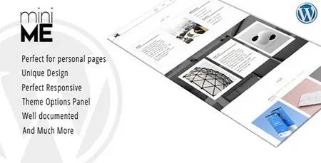 ThemeForest - miniME v1.1 - Personal Resume and Portfolio Theme 
