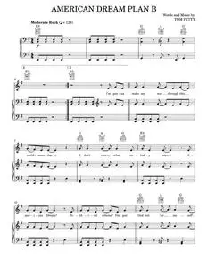 American Dream Plan B - Tom Petty & the Heartbreakers, Tom Petty and the Heartbreakers (Piano-Vocal-Guitar)