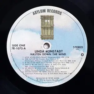 Linda Ronstadt - Hasten Down The Wind (1976) 24-Bit/96-kHz Vinyl Rip