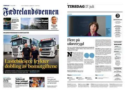 Fædrelandsvennen – 17. juli 2018