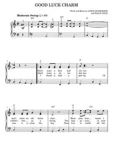 Good luck charm - Elvis Presley (Easy Piano)