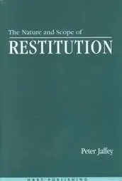 Nature and Scope of Restitution