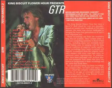 GTR - King Buscuit Flower Hour Presents GTR (1997)