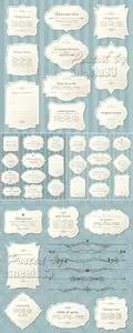 Simple Vintage Frames Vector 2