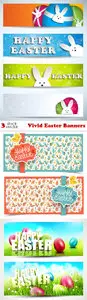 Vectors - Vivid Easter Banners