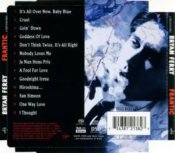Bryan Ferry - Frantic (2002) {Hybrid SACD, Audio CD Layer}