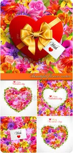 Beautiful flowers vector