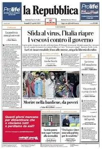 la Repubblica - 27 Aprile 2020