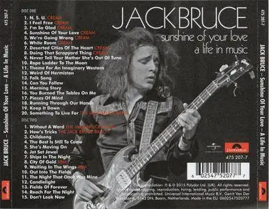 Jack Bruce - Sunshine Of Your Love: A Life In Music [2CD] (2015)