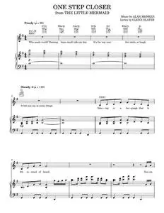 One Step Closer (from The Little Mermaid: A Broadway Musical) - Alan Menken, The Little Mermaid Musi (Piano-Vocal-Guitar