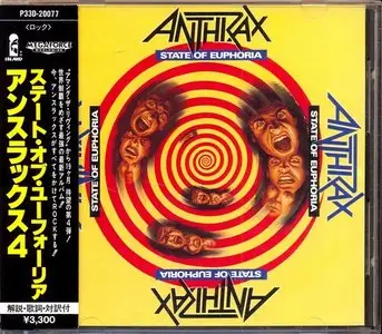 Anthrax - State Of Euphoria (1988) [Japanese 1st Press, P33D-20077]