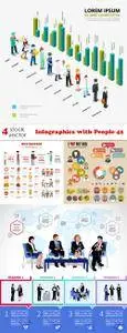 Vectors - Infographics with People 42