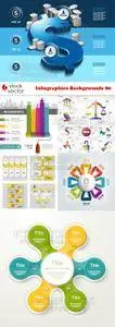 Vectors - Infographics Backgrounds 80