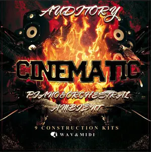 Auditory Cinematic Piano and Orchestral Ambient MULTiFORMAT WAV-MiDi (Repost) 