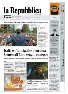 la Repubblica - 24 Gennaio 2019