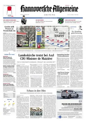 Hannoversche Allgemeine Zeitung - 18.02.2015