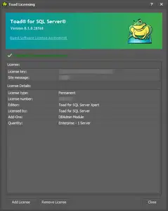 Toad for SQL Server 8.1.0.28168 Xpert Edition (x86 / x64)