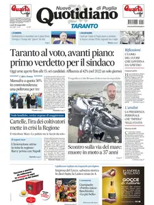 Quotidiano di Puglia Taranto - 26 Maggio 2025