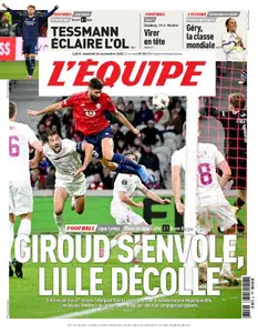L’equipe du Vendredi 26 Septembre 2025