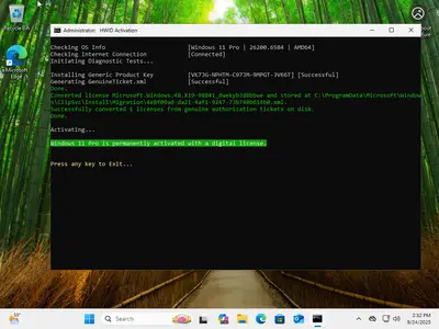 Windows 11 Pro 25H2 Build 26200.6584 (No TPM Required) Preactivated