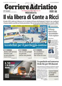 Corriere Adriatico Macerata - 1 Agosto 2025