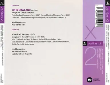 Nigel Rogers - Dowland: Songs for Tenor and Lute; A Musicall Banquet (2020)