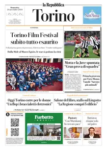 la Repubblica Torino - 24 Novembre 2024