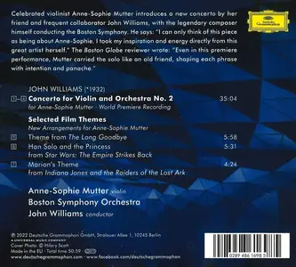 Anne-Sophie Mutter, Boston Symphony Orchestra - John Williams: Violin Concerto No.2 & Selected Film Themes (2022)
