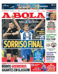 A Bola - 3 Outubro 2025