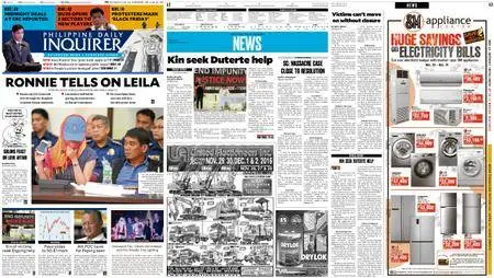 Philippine Daily Inquirer – November 25, 2016
