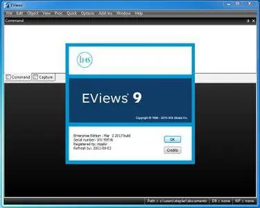 EViews 9.5 (Revision March 2, 2017)