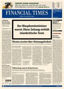 Financial Times Deutschland vom 20. Sept 2012
