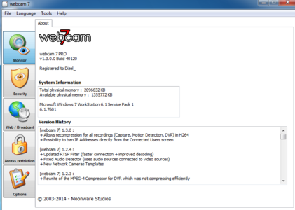 Webcam 7 PRO 1.3.0.0 Multilingual