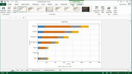 Infinite Skills - Microsoft Excel - Charts In Detail Training Video